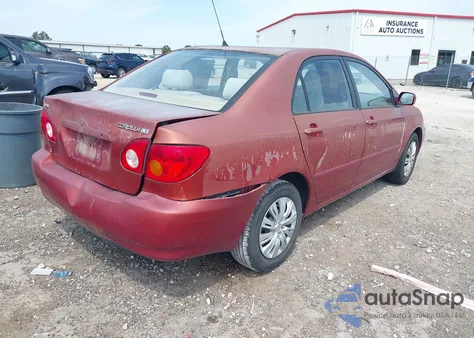 2004 Toyota Corolla Le from USA, damaged, VIN JTDBR32E442043176
